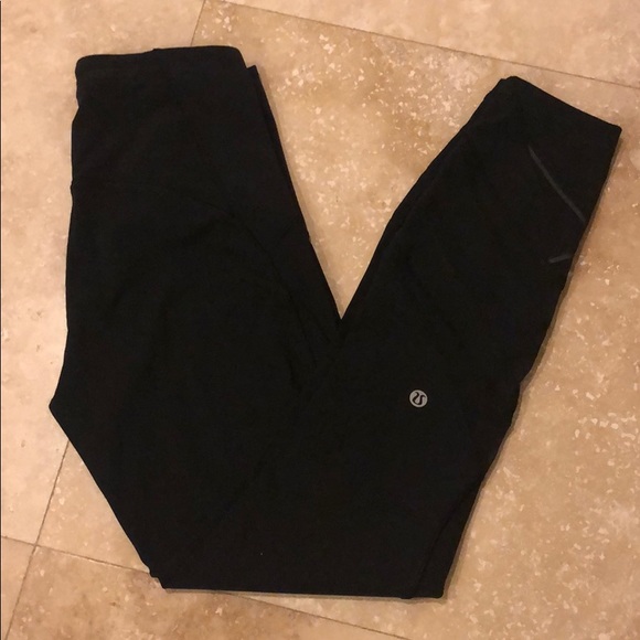 lululemon athletica Pants - NWOT Black Lululemon leggings with mesh detail